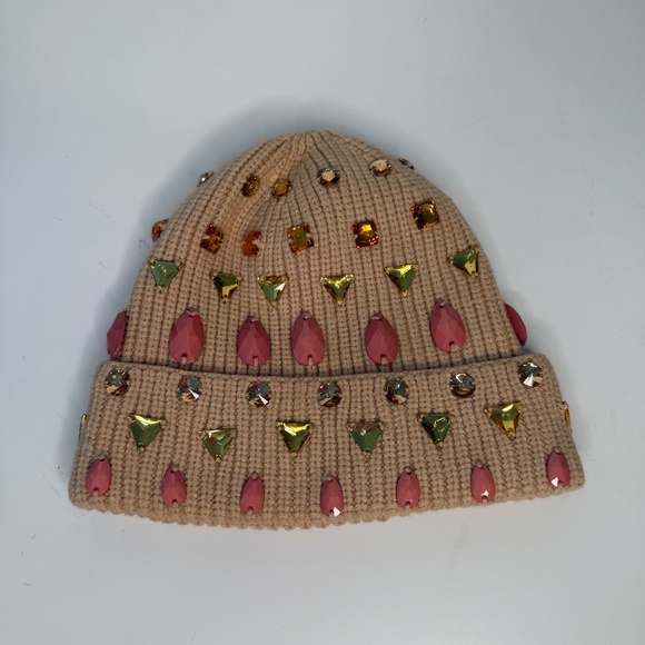 Lele Sadoughi Mixed Jewel Beanie β Cashmere-Blend β OS - Picture 2 of 4